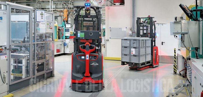 Linde Material Handling: AGV Stoccatori L-MATIC HD per carichi fino a 1600 kg